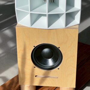 Toba Lite in Birch Plywood with Wooden 8-Cell Horn